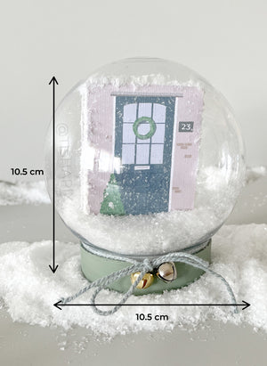 Personalised Front Door Snow Globe