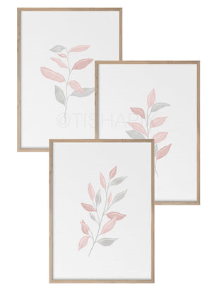 Two-Tone Leaves (Set Of 3)