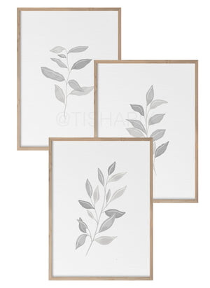 Two-Tone Leaves (Set Of 3)