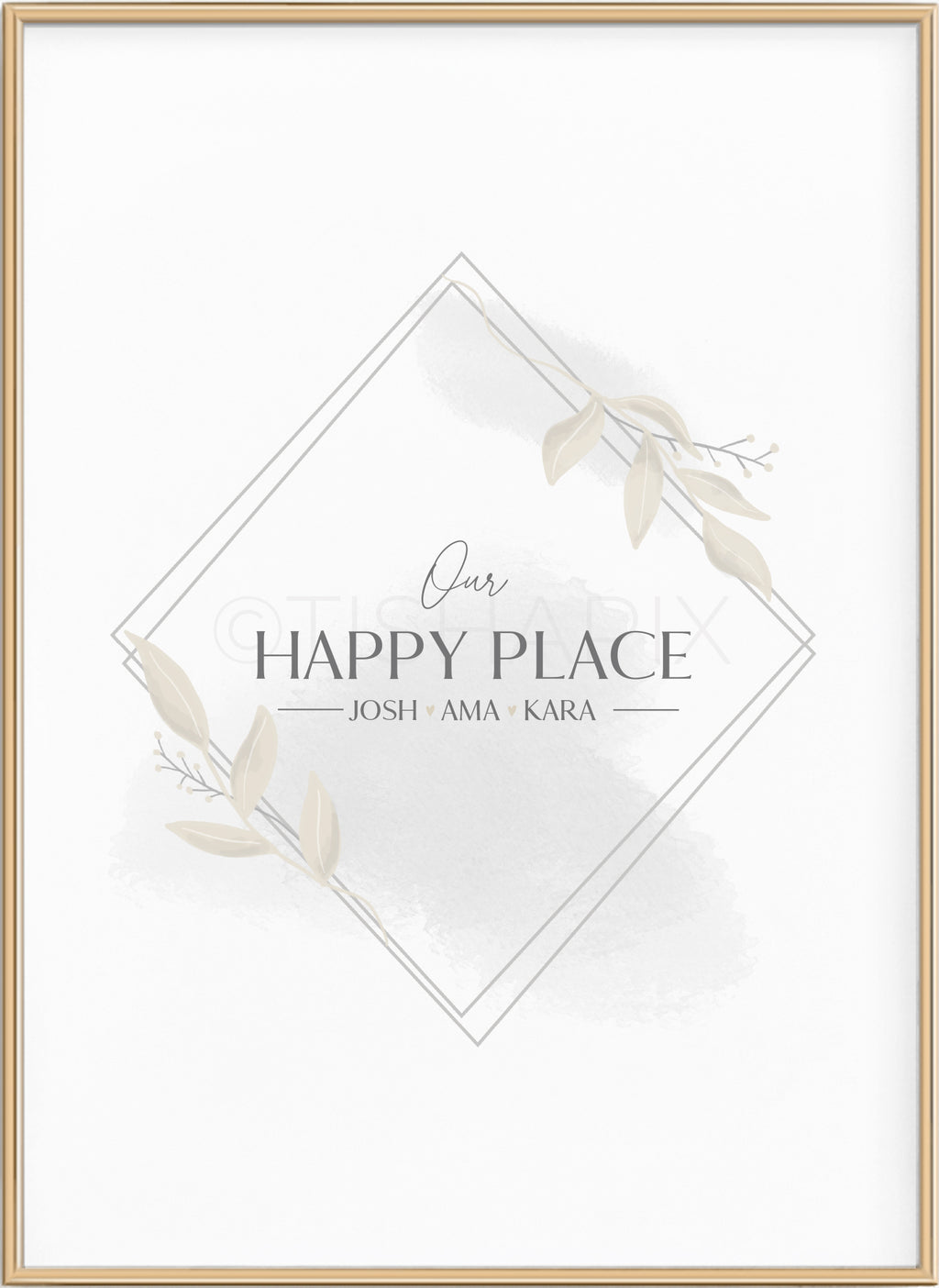Our Happy Place Diamond Wreath