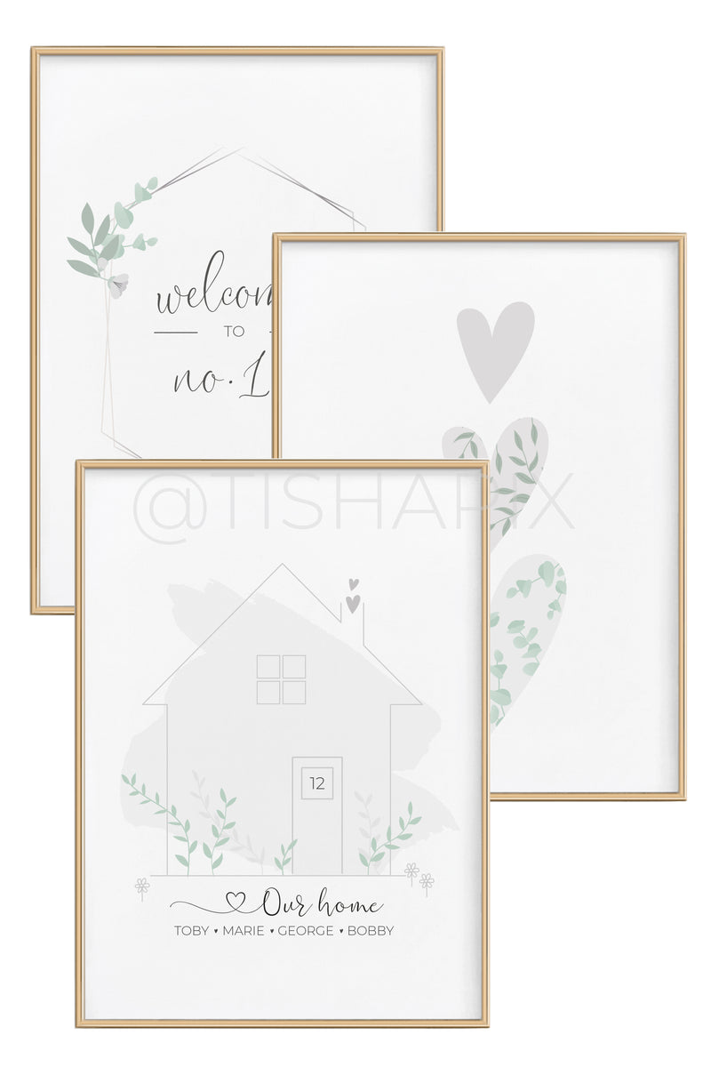 Our Home (Set of 3)