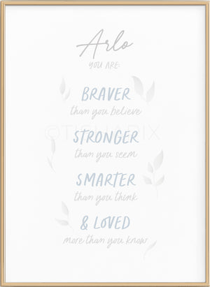 'You Are Braver' Affirmations