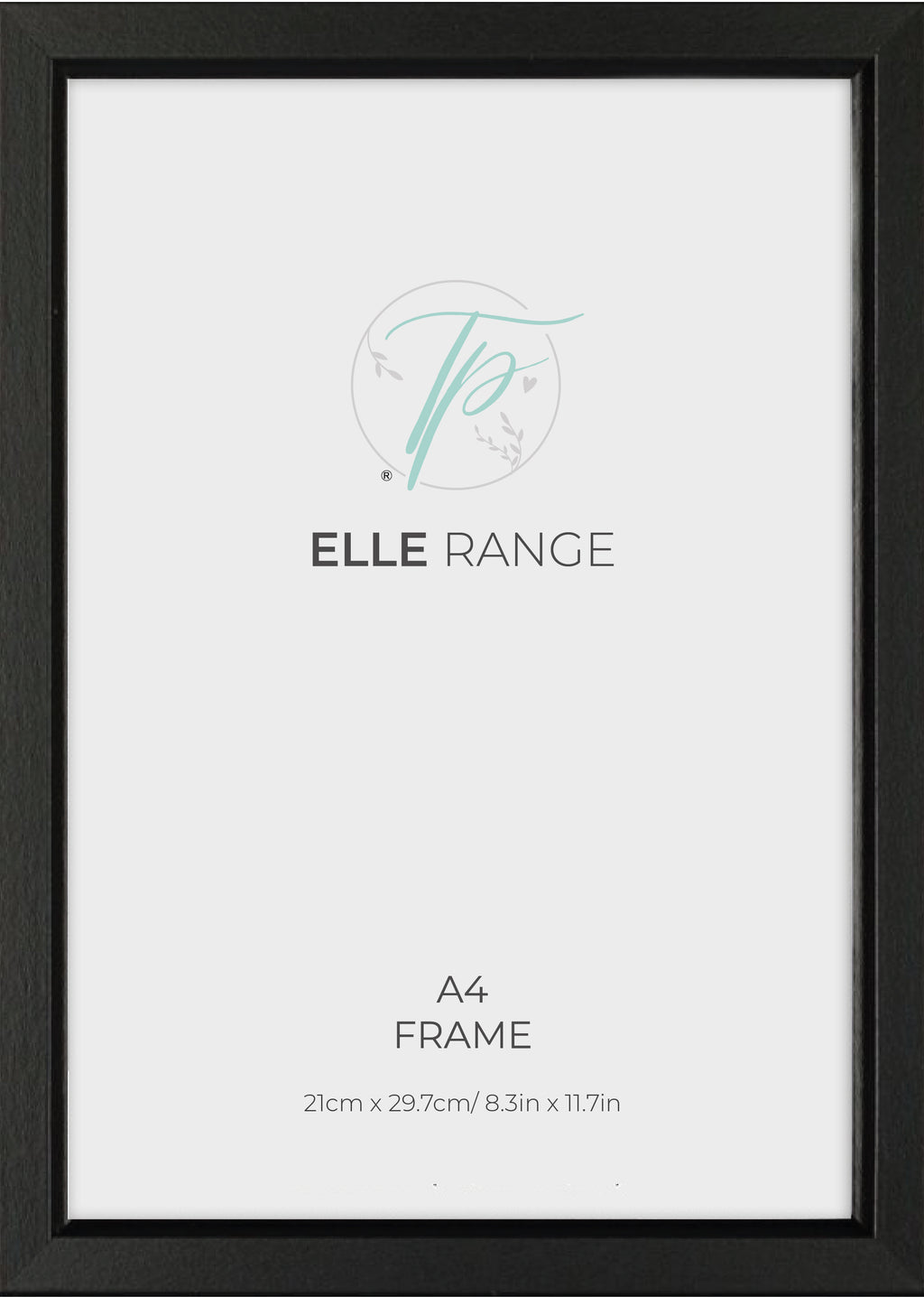 Frame, Black, Elle Range - A4 - Tishapix
