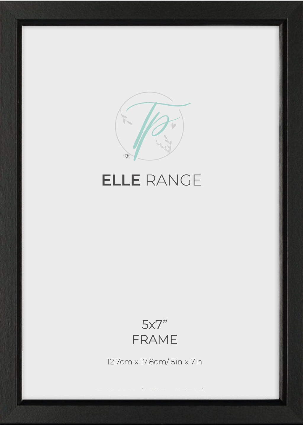 Frame, Black, Elle Range - 5x7" - Tishapix
