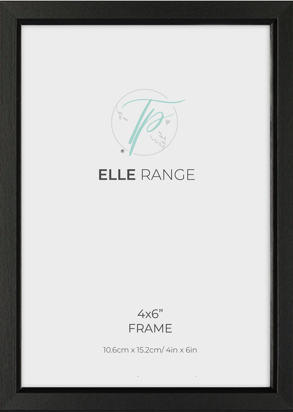 Frame, Black, Elle Range - 4x6" - Tishapix