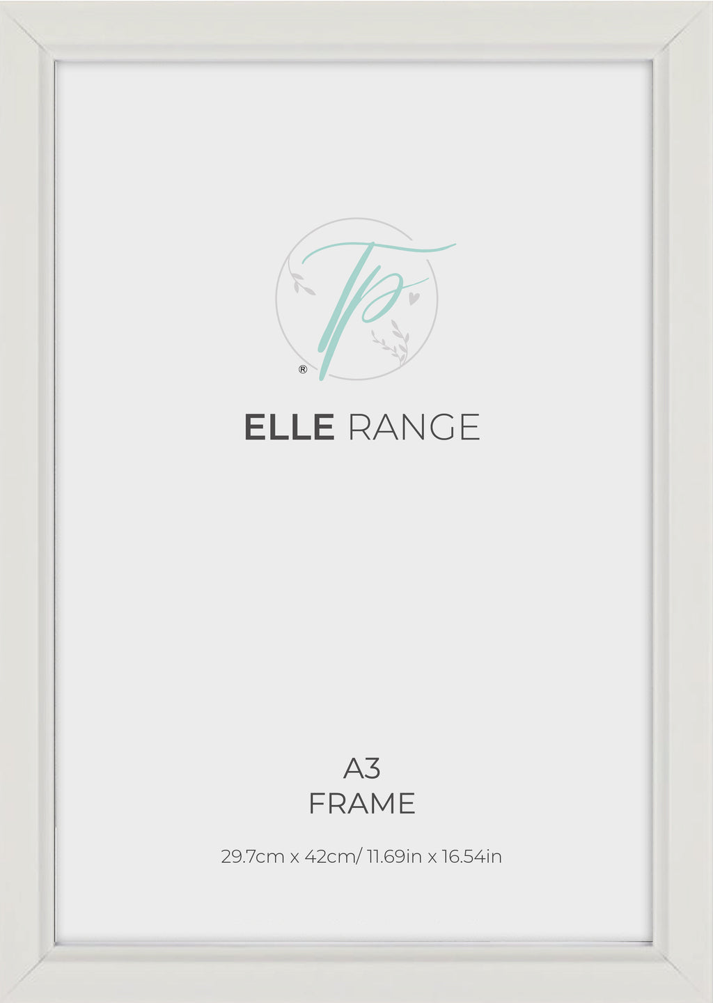 Frame, White, Elle Range - A3 - Tishapix