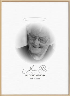 Memorial Personalised Photo Print