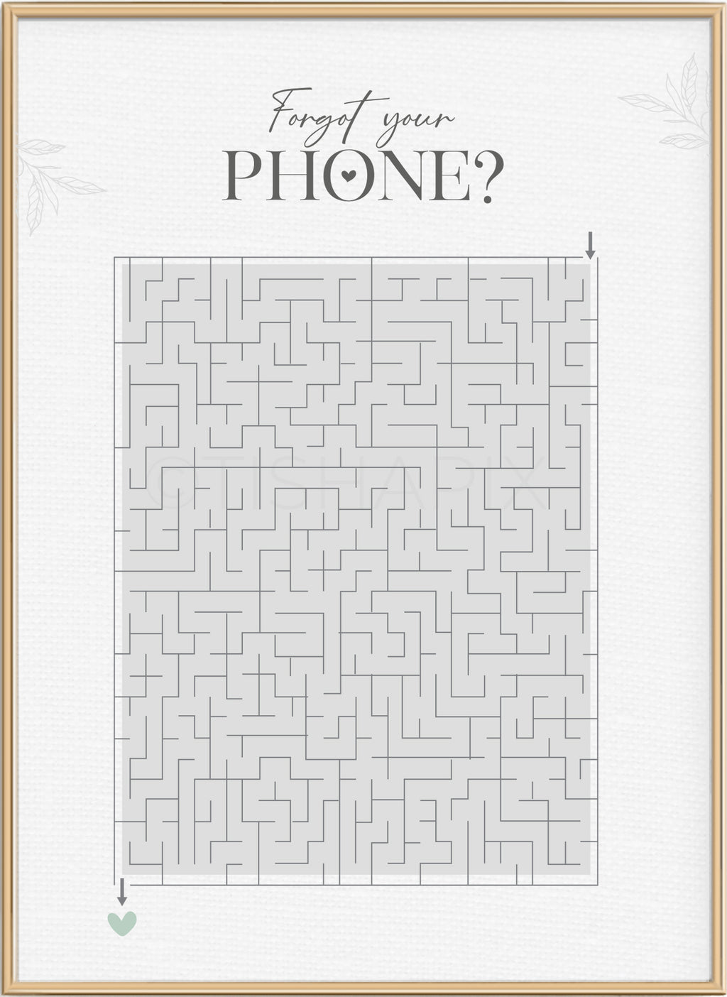 Forgot Your Phone? - Maze