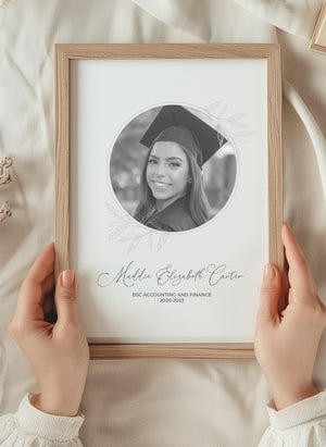 Graduation Personalised Photo Print