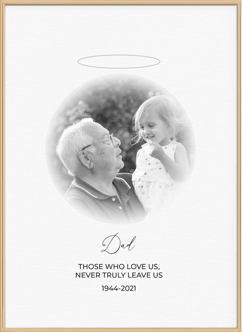 Memorial Personalised Photo Print