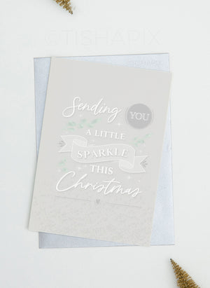 *CLEARANCE* A Little Sparkle Christmas Card